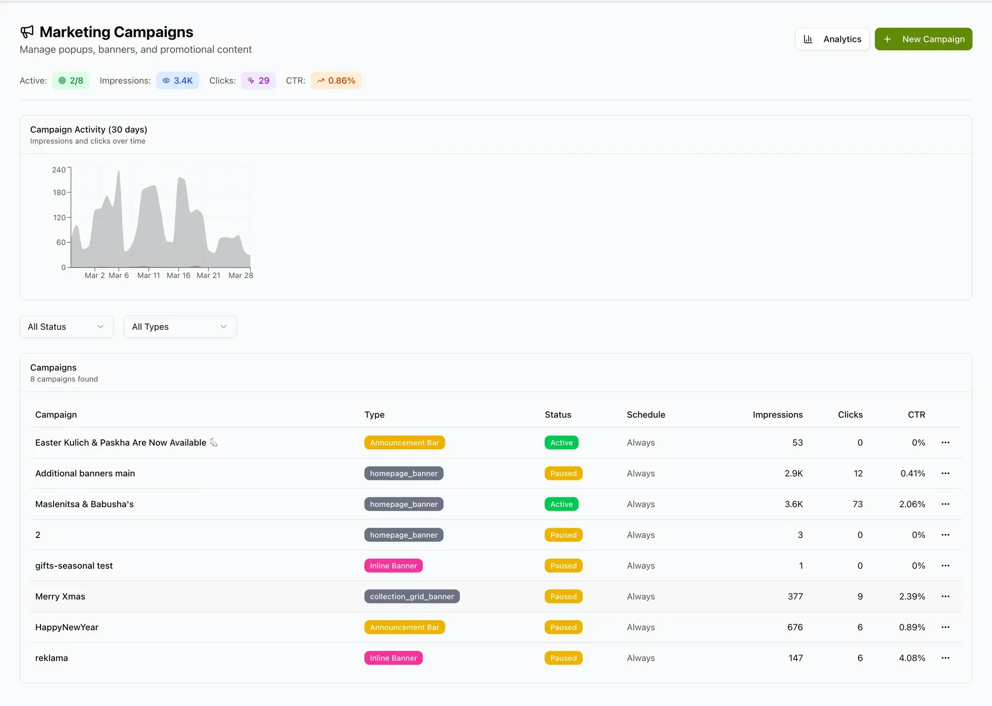 GMI Trading platform — screen 6